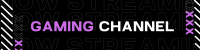 Online Streaming Twitch Banner Design