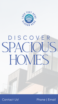 Spacious Homes Facebook Story Design