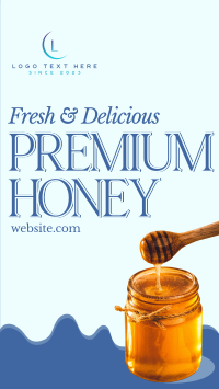 Organic Premium Honey YouTube Short Design