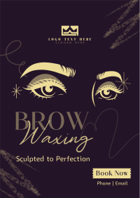 Eyebrow Waxing Service Flyer Image Preview
