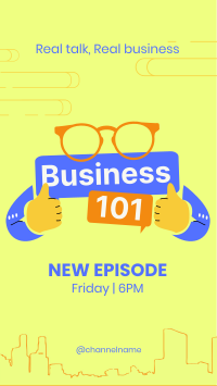 Business Podcast TikTok Video Design