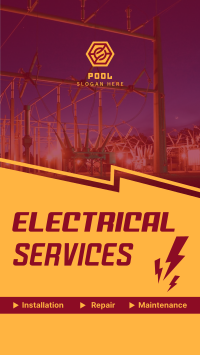 Professional Electrician Instagram Story Design