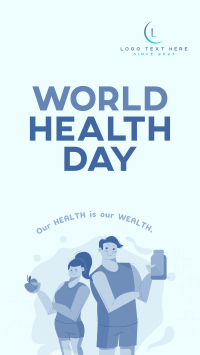 Healthy People Celebrates World Health Day Instagram reel Image Preview
