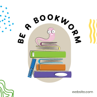 Be a Bookworm Instagram Post Design