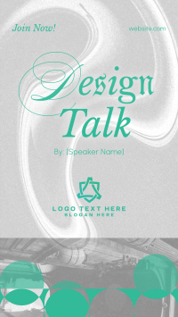 Modern Design Talk YouTube short Image Preview