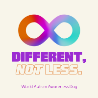 Autism Awareness Infinity Instagram post Image Preview
