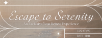 Rustic Yoga Retreat Facebook cover Image Preview