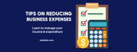 Reduce Expenses Facebook Cover Design