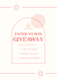 Giveaway Entry Flyer Image Preview