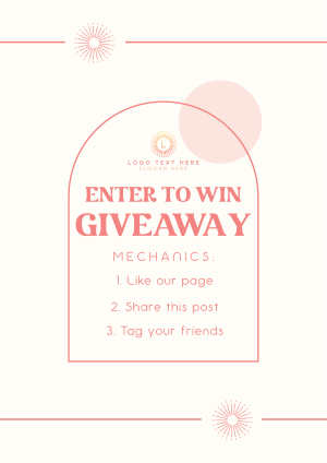Giveaway Entry Flyer Image Preview