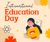 Education Day Student Facebook Post Design