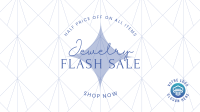 Elegant Jewelry Flash Sale Facebook event cover Image Preview