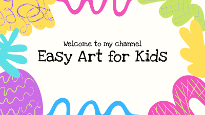 Easy Art for Kids YouTube Banner Image Preview