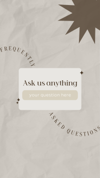 Ask anything Instagram Reel Design