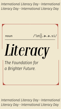 Literacy Defined YouTube short Image Preview
