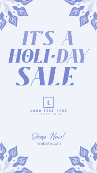 Holi-Day Sale Instagram Story Design