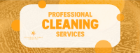 Professional Cleaning Services Facebook Cover Image Preview