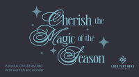 Sophisticated Holiday Greeting Animation Preview