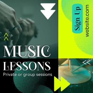 Cool Music Lessons Instagram post Image Preview