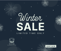 Winter Wonderland Sale Facebook Post Design
