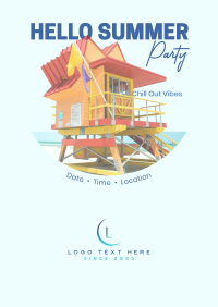 Beach House Party Poster Image Preview