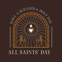 Holy Sacred Heart Instagram Post Design