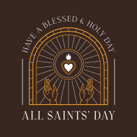 Holy Sacred Heart Instagram Post Design