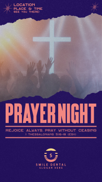 Modern Prayer Night Facebook story Image Preview