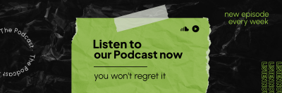 Listen Podcast Twitter header (cover) Image Preview