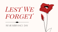 We Remember Facebook event cover Image Preview
