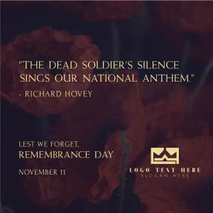 Remembrance Day Quote Instagram post Image Preview