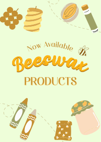 Beeswax Products Poster Design