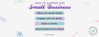 Support Small Business Facebook Cover Design