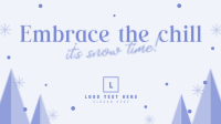 Winter Trees Greeting Animation Design