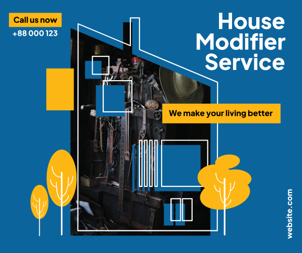 House Modifier Facebook Post Design