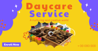 Cloudy Daycare Service Facebook ad Image Preview