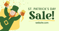 St. Patrick's Greeting Promo Sale Facebook ad Image Preview