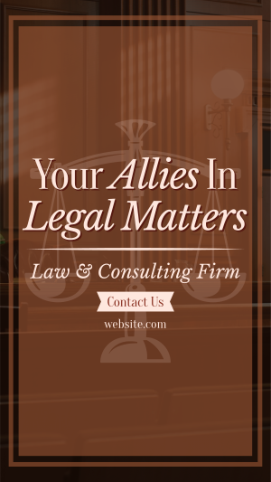 Law Consulting Firm Facebook story Image Preview