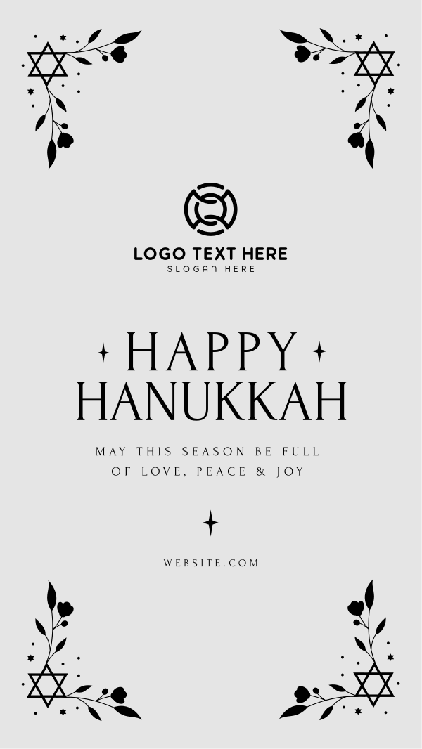 Hanukkah Festival Facebook Story Design Image Preview