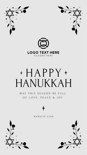 Hanukkah Festival Facebook story Image Preview