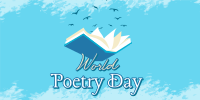 Happy Poetry Day Twitter Post Design