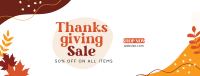Thanksgiving Flash Sale Facebook Cover Design