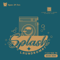 Splash Laundromat Instagram post Image Preview