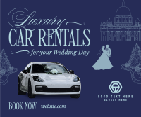 Luxury Wedding Car Rental Facebook post Image Preview