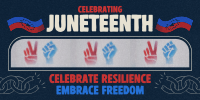 Rustic Juneteenth Greeting Twitter post Image Preview