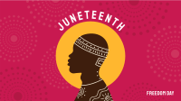 Beautiful Juneteenth Man Zoom Background Image Preview