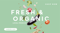 Organic Fresh Facebook Event Cover Image Preview