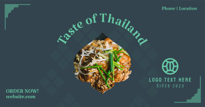 Taste of Thailand Facebook ad Image Preview