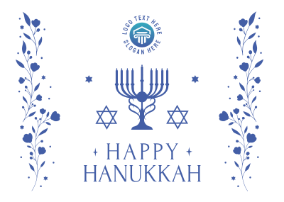 Hanukkah Festival of Lights Postcard Image Preview