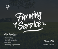 Farming Services Facebook Post Image Preview